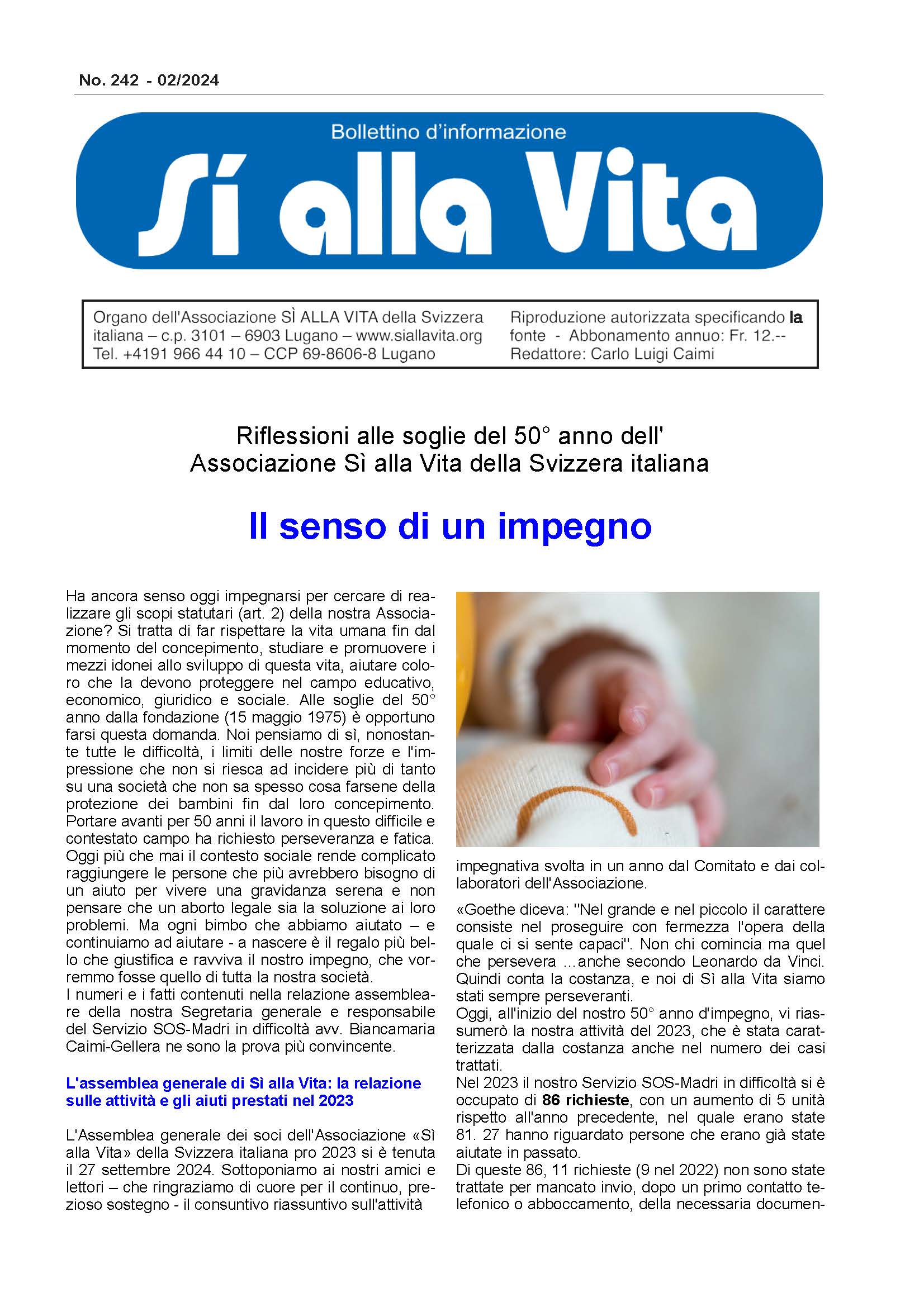 Bollettino d'informazione n. 242